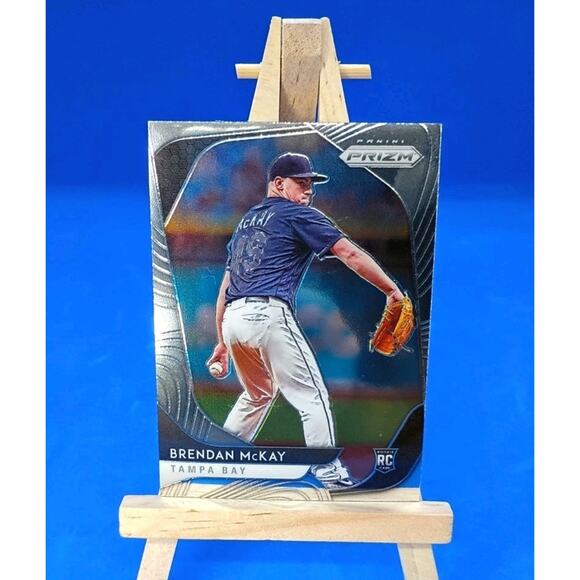 2020 Panini Prizm - Brendan McKay #153 (RC) Tampa Bay Rays - Picture 2 of 5